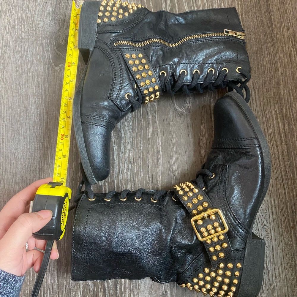 Steve Madden Gold rhinestone boots